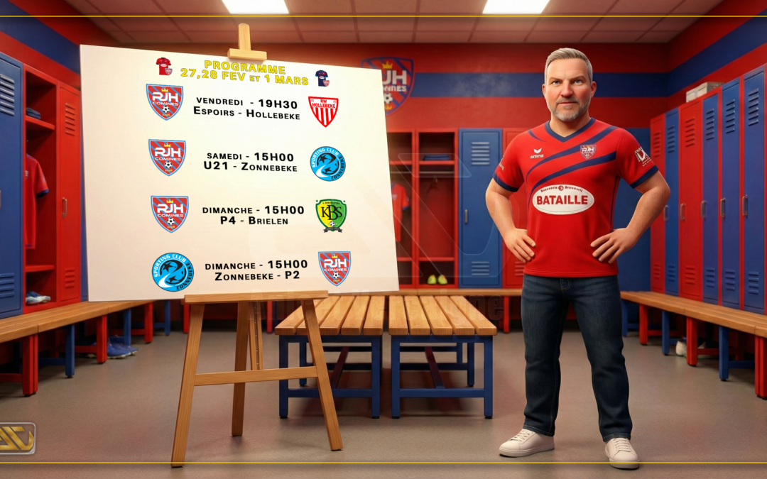 Le foot, les copains et la RJH : le programme de notre week-end !